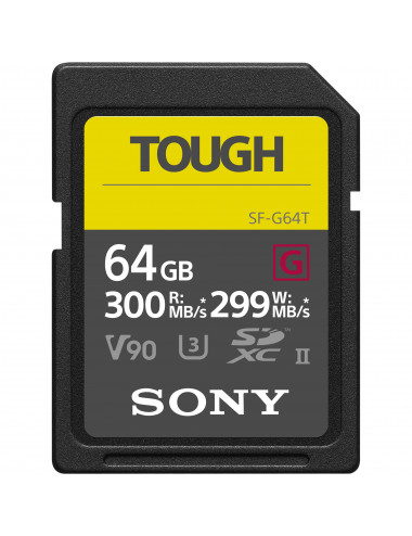 Sony SDXC SF-G TOUGH UHS-II 64GB. In stock