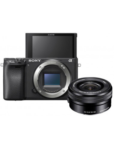 Sony A6400 + 16–50mm f/3.5–5.6 OSS. In stock
