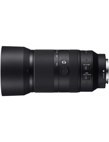Sony SEL 70–350mm f/4.5–6.3 G (optical stabiliser). 2-year Sony warranty
