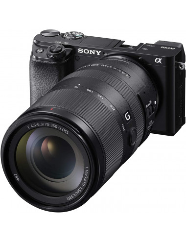 Sony SEL 70–350mm f/4.5–6.3 G (optical stabiliser). 2-year Sony warranty