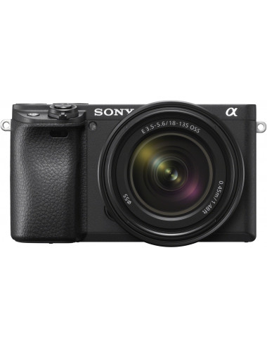 Sony A6400 + E 18–135mm f/3.5–5.6 OIS. 2-year Sony warranty