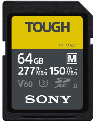 SONY SDXC 64GB M TOUGH UHS-II – 150/277 MB/s U3 V60