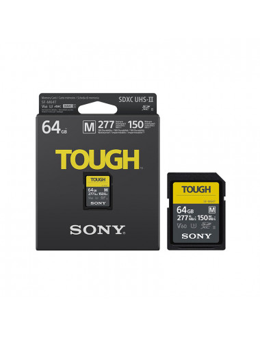 SONY SDXC 64GB M TOUGH UHS-II – 150/277 MB/s U3 V60