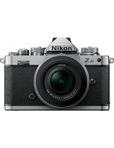 Nikon Z fc + Nikkor Z DX 16–50mm f/3.5–6.3 VR Silver. 2-year Nikon warranty