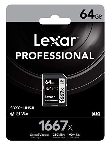 Lexar Professional 1667x SDXC 64GB