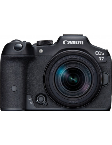 Canon EOS R7 + RF-S 18-150mm f/3.5-6.3 IS STM. 2-year Canon warranty