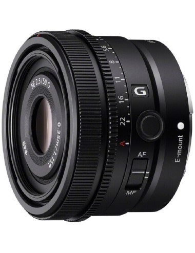 Sony FE 50mm f/2.5 G. 2-year Sony warranty