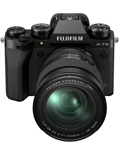 Fujifilm X-T5 + 16-80mm Black - Official Fuji Italy Warranty