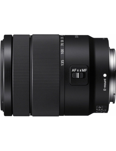 Sony SEL 18–135mm f/3.5–5.6 OSS. 2-year Sony warranty.