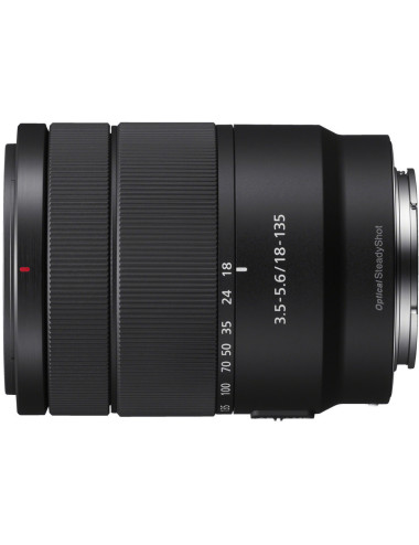 Sony SEL 18–135mm f/3.5–5.6 OSS. 2-year Sony warranty.