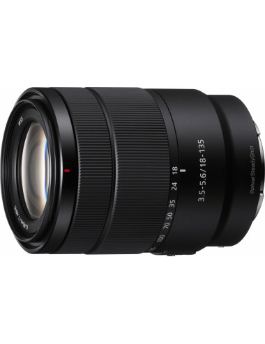 Sony SEL 18–135mm f/3.5–5.6 OSS. 2-year Sony warranty.