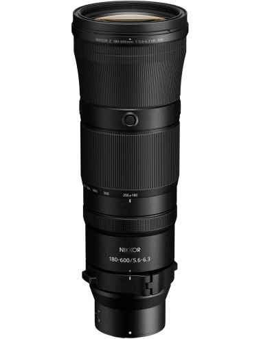 Nikon Nikkor Z 180-600mm f/5.6–6.3 VR. 2-year Nikon warranty