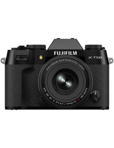 Fujifilm X-T50 + 16-50mm Black. Fujifilm Italy warranty