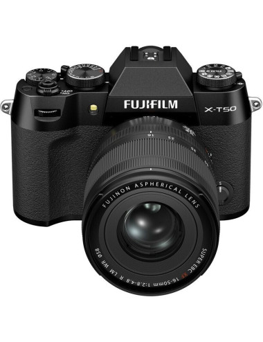 Fujifilm X-T50 + 16-50mm Black. Fujifilm Italy warranty
