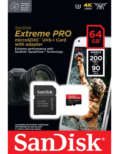 Sandisk Extreme Pro SDXC 128gb 95MB/s