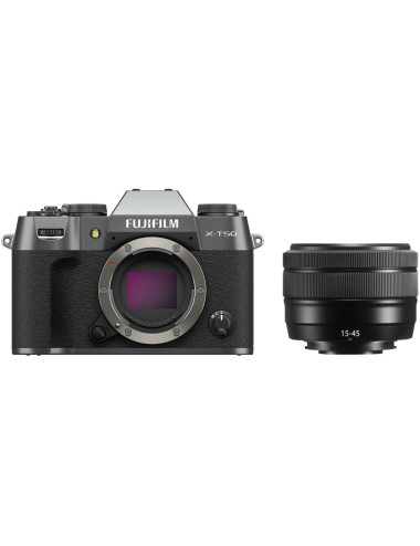 Fujifilm X-T50 + 15-45mm Antracite Charcoal