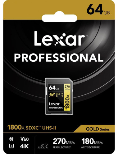 Lexar Professional 1800x SDXC 64GB