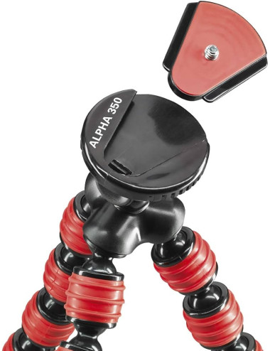Cullmann Alpha 350 Mobile Tripod, Red