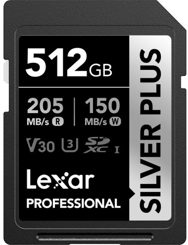 Lexar Professional SDXC 512GB  UHS-I  V30 205MB/s 4K
