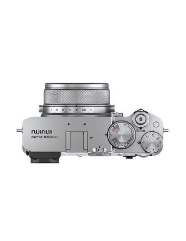 Fujifilm GFX100 RF Silver. 2-year warranty from Fuji Italia