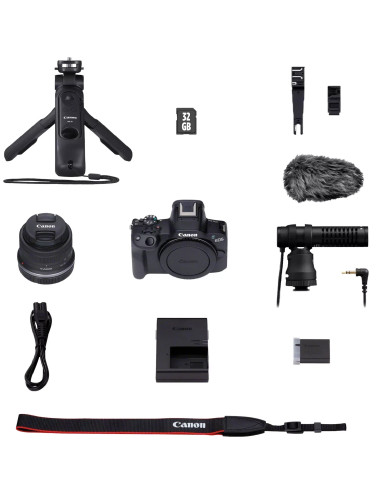 Canon EOS R50 Content Creator Kit. Garanzia Canon 2 anni.