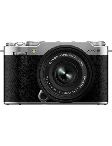 Fujifilm X-M5 Kit 15-45mm Silver. 2-year Fuji warranty