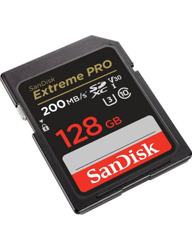 SanDisk SDXC Extreme Pro 128GB 200MB/s U3 V30