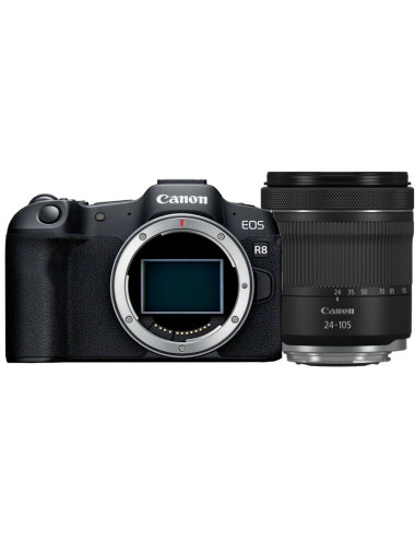 Canon EOS R8 + RF 24-105mm IS STM. Garanzia Canon 2 anni