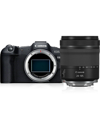 Canon EOS R8 + RF 24-105mm IS STM. Garanzia Canon 2 anni
