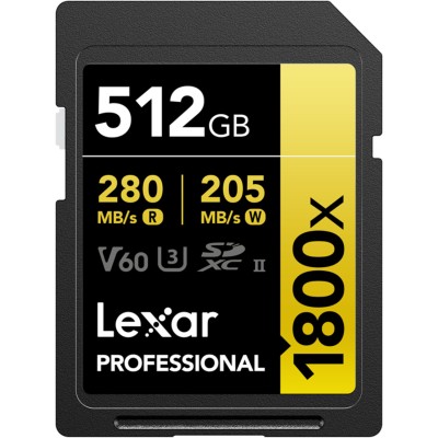 Lexar Professional 1800x SDXC 512GB
