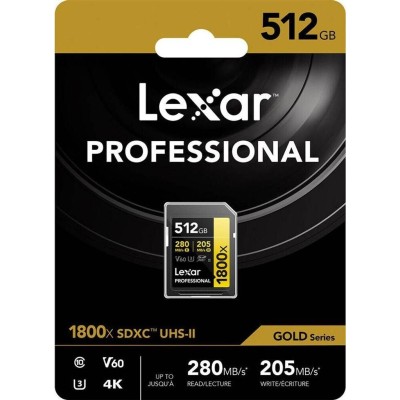 Lexar Professional 1800x SDXC 512GB