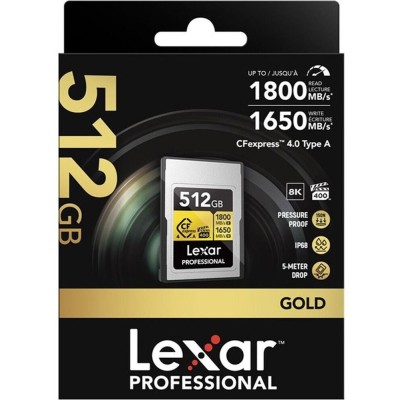 Lexar CFexpress Type-A Gold 512GB 1800/1650MB/s