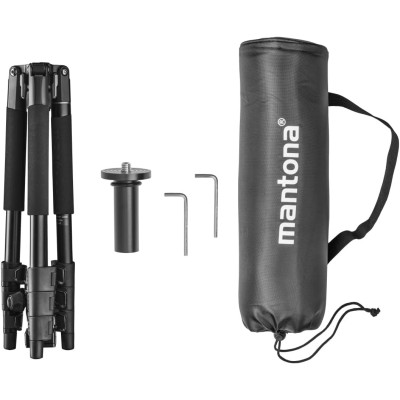 Mantona DSLM Travel Evolution 2241-FA .Treppiede da viaggio leggero